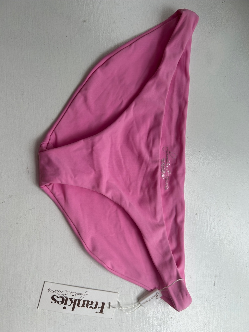 Frankie's Bikinis Bright Pink Bikini Bottom